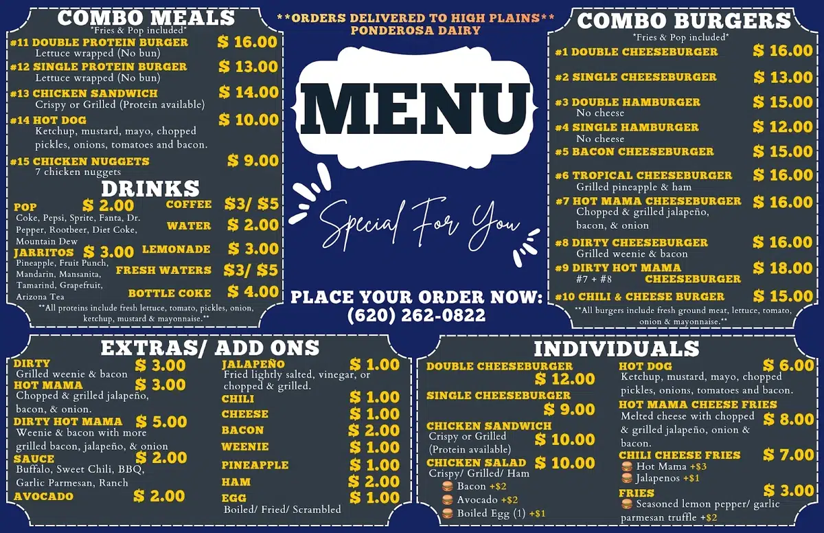 Big Bite Burgers LLC Menu